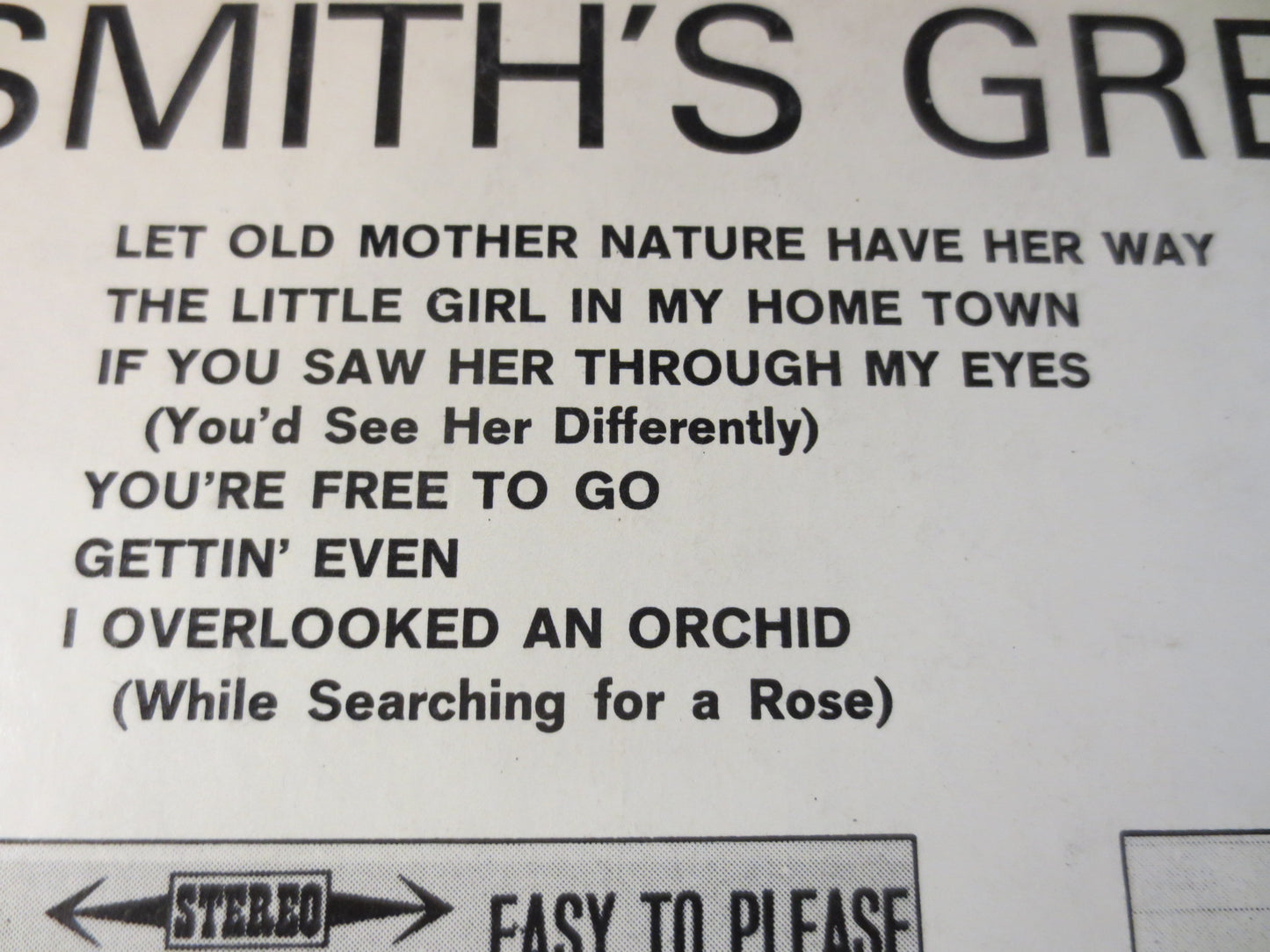 CARL SMITH, GREATEST Hits, Country Records, Vintage Vinyl, Records, Vinyl, Vinyl Records, Vinyl Albums, 1962 Records