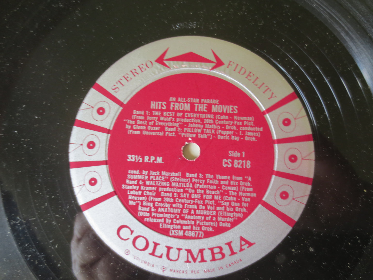 HITS of the MOVIES, BING Crosby lps, Doris Day lps, Vintage Vinyl, Record Vinyl, Record, Vinyl Record, Vinyl, 1959 Records