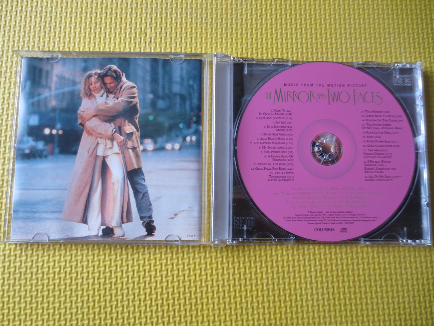 BARBRA STREISAND, The MIRROR Has Two Faces, Cds, Vintage Cd, Barbra Streisand Cd, Compact Disc, Music Cd, 1996 Compact Disc