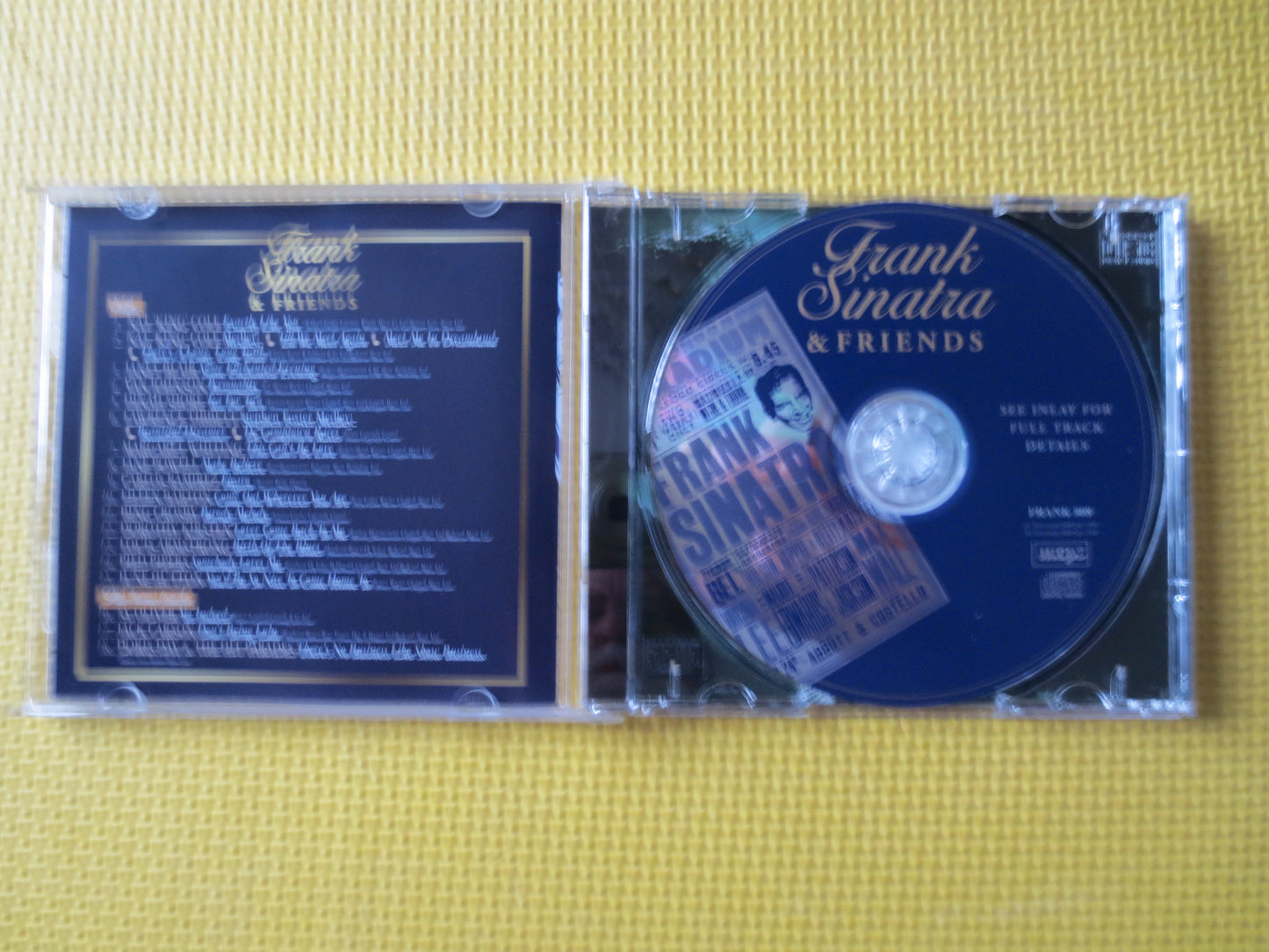 FRANK SINATRA, FRIENDS, Frank Sinatra Cd, Greatest Hits Cd, Jazz Cd, Jazz Lp, Vintage Compact Disc, Jazz Compact Discs