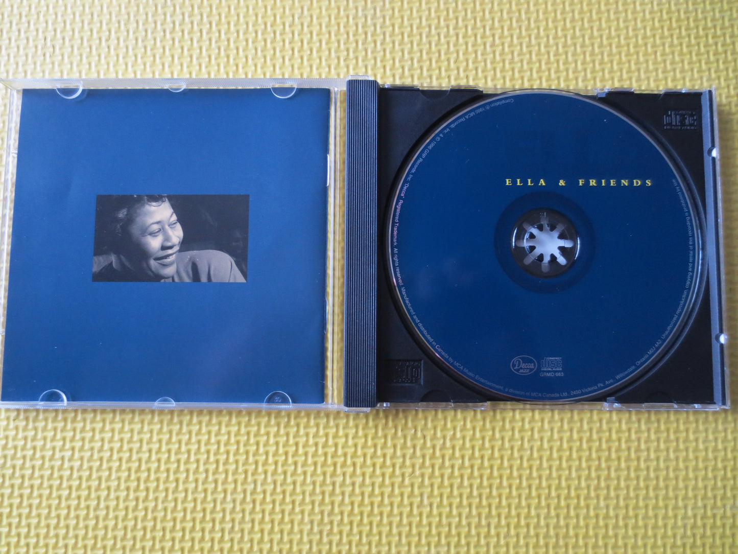 ELLA FITZGERALD, Ella and FRIENDS, Ella Fitzgerald Cd, Jazz Music Cd, Jazz Compact Disc, Big Band Cd, Swing Music Cd, Jazz Cd