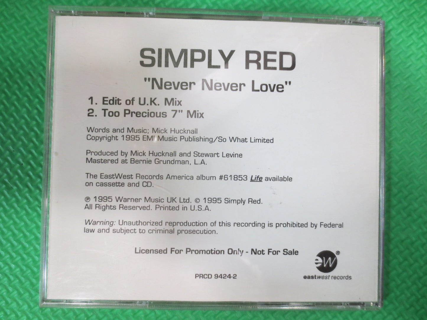 SIMPLY RED Cd, SIMPLY Red Music, Simply Red Song, Pop Music Cd, Rock Cd, Rock Music Cd, Vintage Pop, 1995 Compact Discs