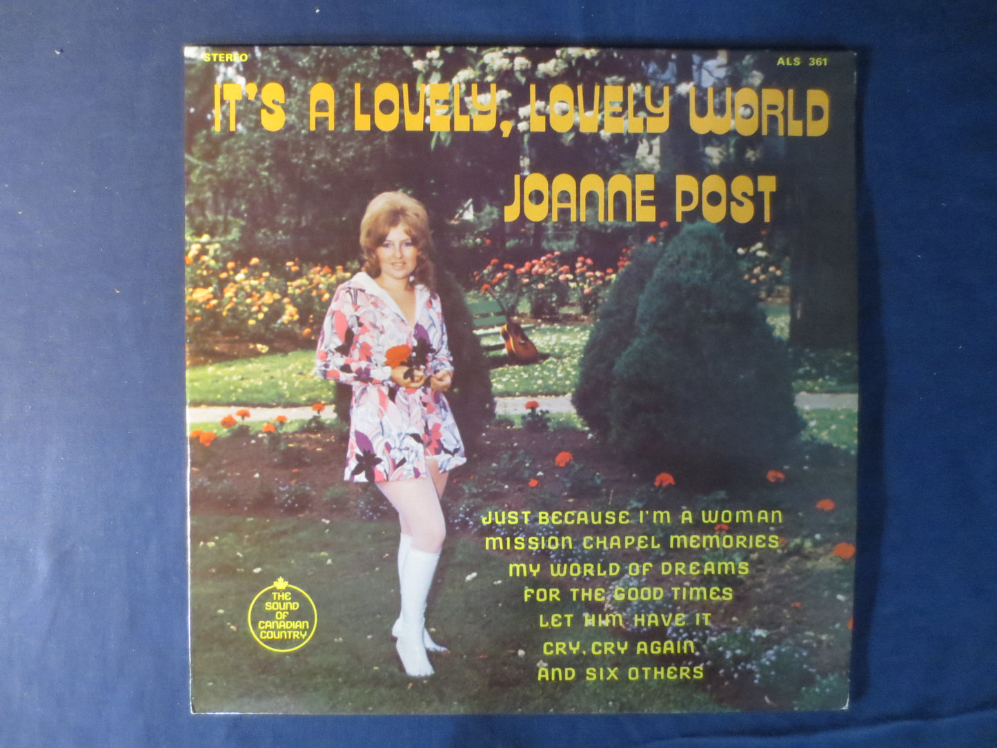 JOANNE POST, It's a LOVELY, Lovely World, Debut Record, Joanne Post Record, Joanne Post Album, Vinyl Record, 1972 Records