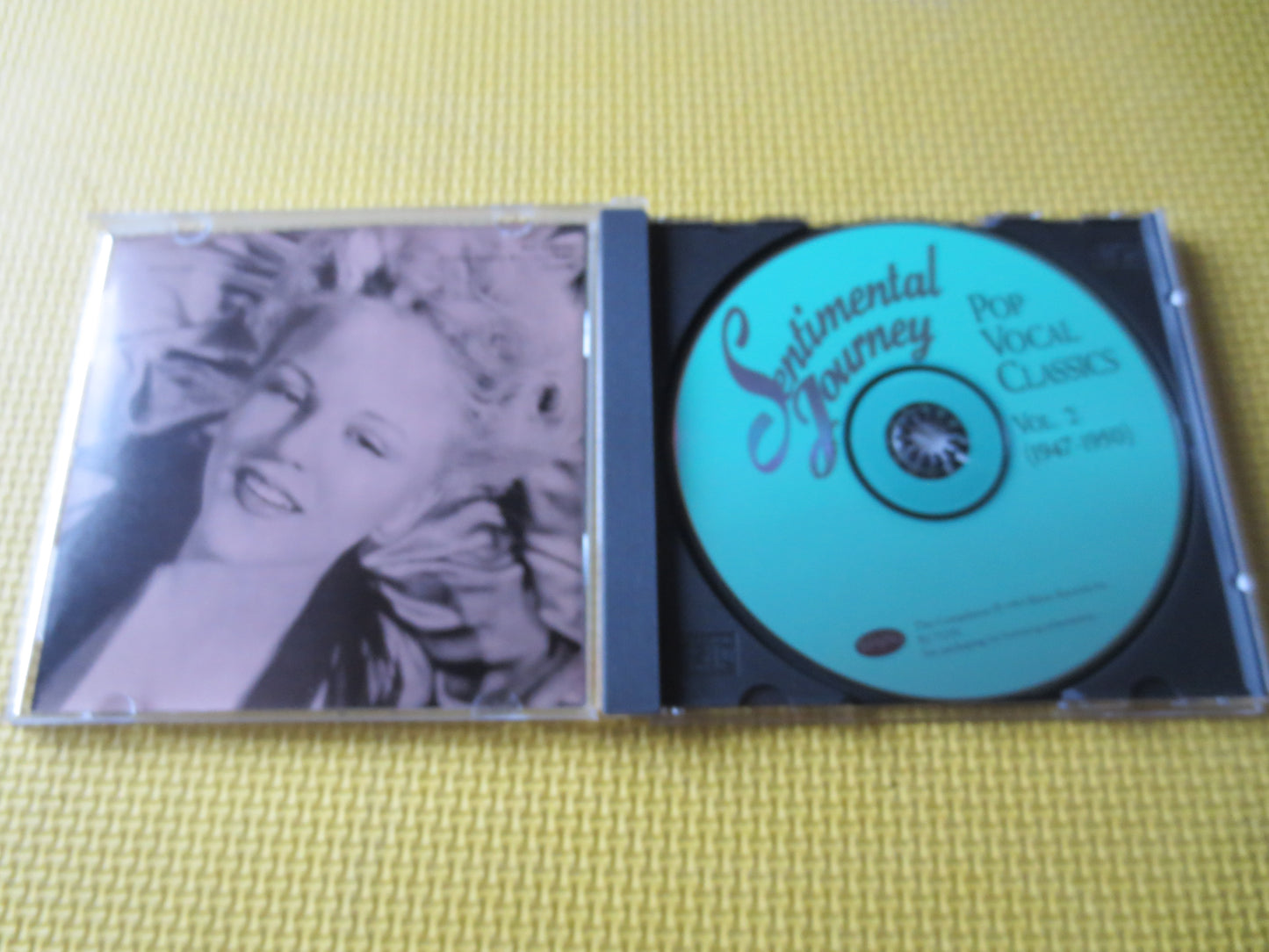 SENTIMENTAL JOURNEY, Vol 1 and 2, Vocal CLASSICS, Cds, Vintage Music Cd, Jazz Cd, Swing Albums, Vocal Cds, 1993 Compact Disc
