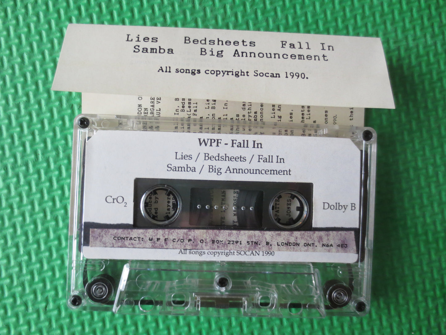 WHITE PICKET FRENZY, Fall In, Alternative Rock, Tape Cassette, Classic Rock Tapes, Rock Cassette, Tapes, Cassette Music