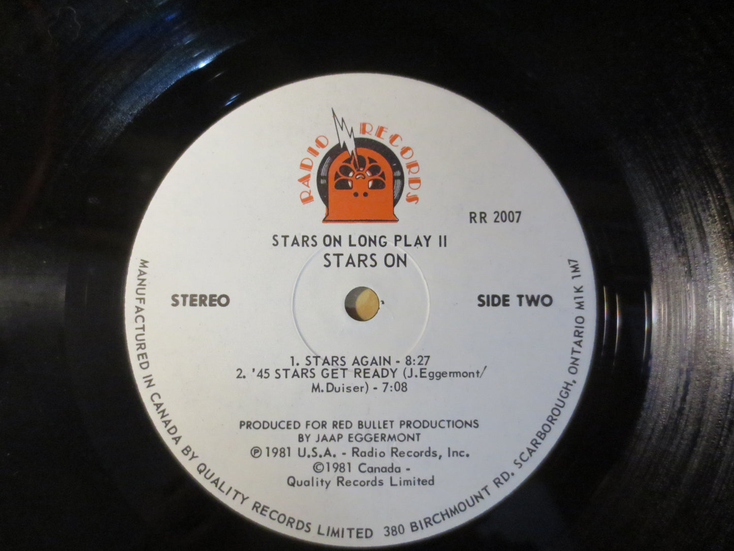 STARS on Long PLAY II, Vintage Vinyl, Pop Record, Pop Vinyl, Record Vinyl, Record, Vinyl Record, Vinyl Album, 1981 Records