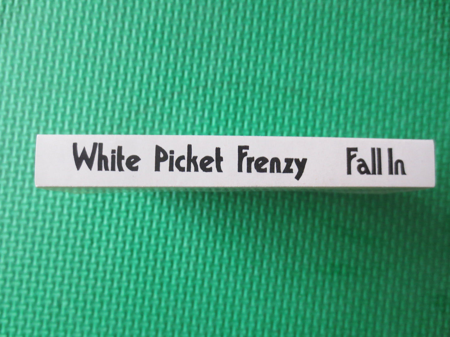 WHITE PICKET FRENZY, Fall In, Alternative Rock, Tape Cassette, Classic Rock Tapes, Rock Cassette, Tapes, Cassette Music