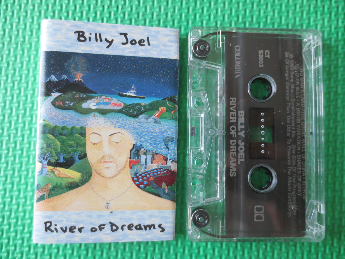 BILLY JOEL, River of DREAMS, Billy Joel Cassettes, Billy Joel Tape, Billy Joel Album, Tape Cassette, Cassette, 1993 Cassette