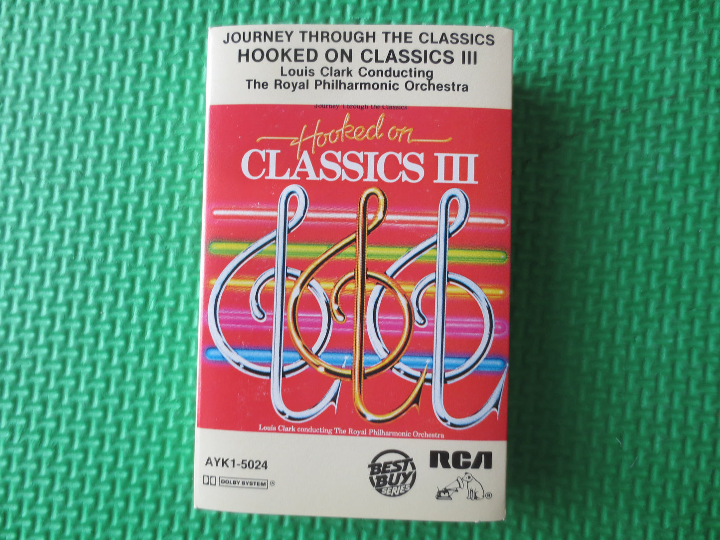 HOOKED on CLASSICS, CLASSICAL Music Tape, Classical Cassette, Music Cassette, Music Tapes, Tape Cassette, 1983 Cassette