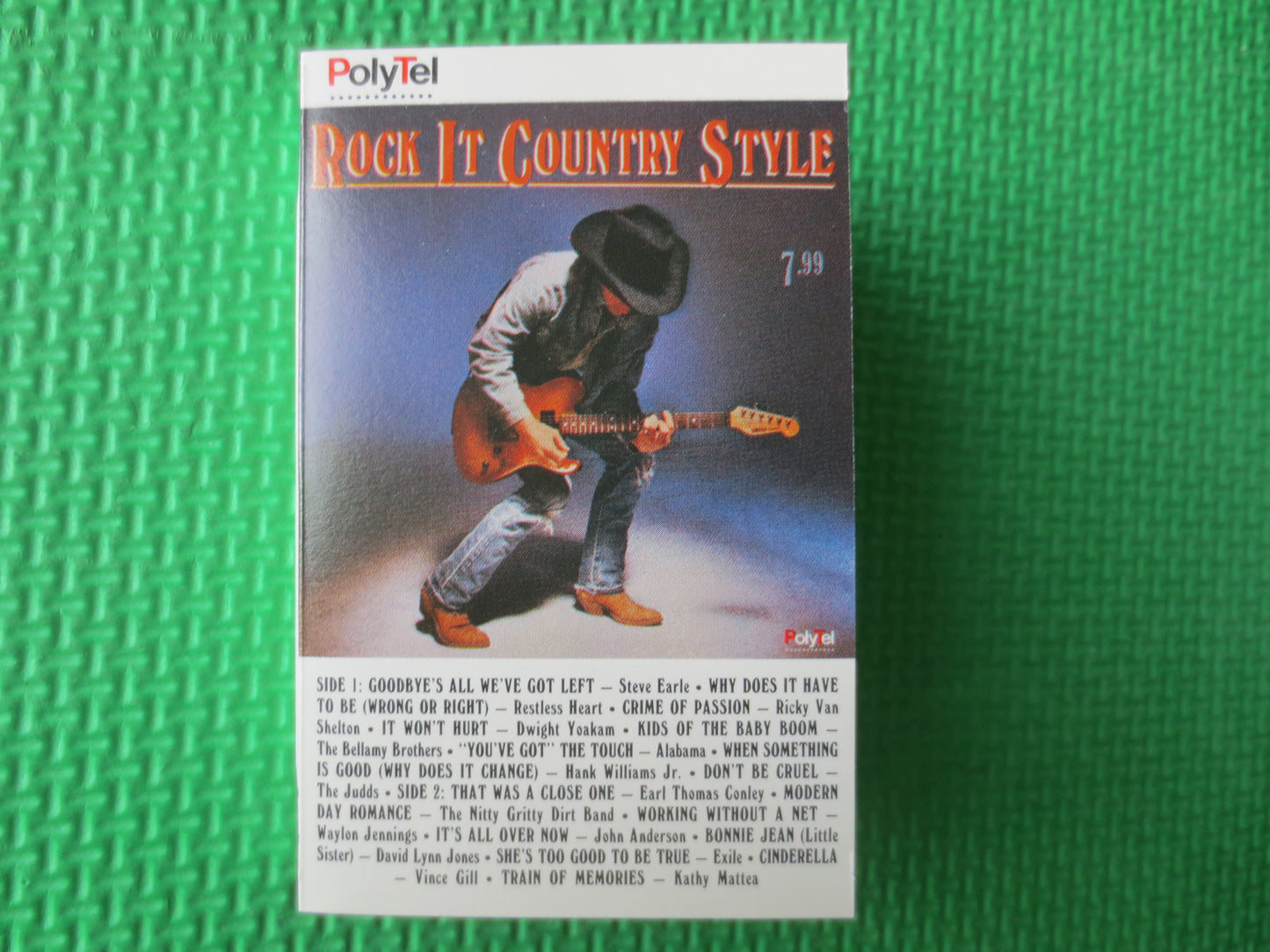 ROCK It COUNTRY Style, ROCK Music Tapes, Steve Earle Cassette, Tape Cassette, Rock Cassette, Tapes, Rock Tape, 1988 Cassette