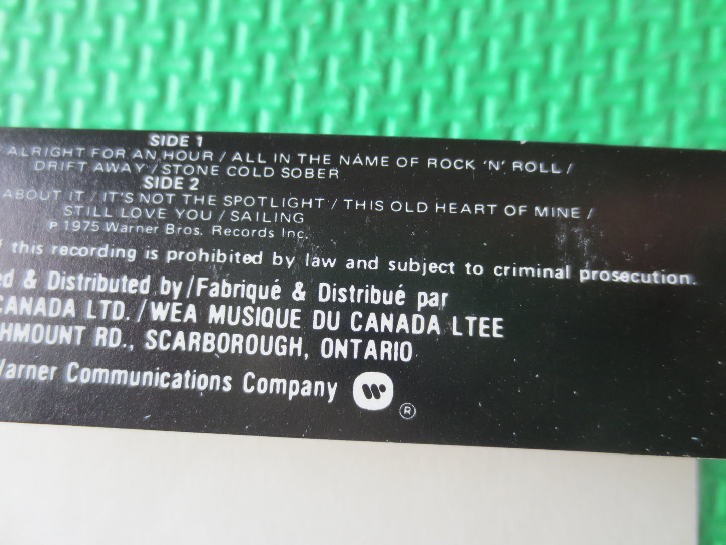 ROD STEWART, ATLANTIC Crossing, Rod Stewart Tape, Rod Stewart Album, Tape Cassette, Tapes, Rock Cassette, Cassette Music