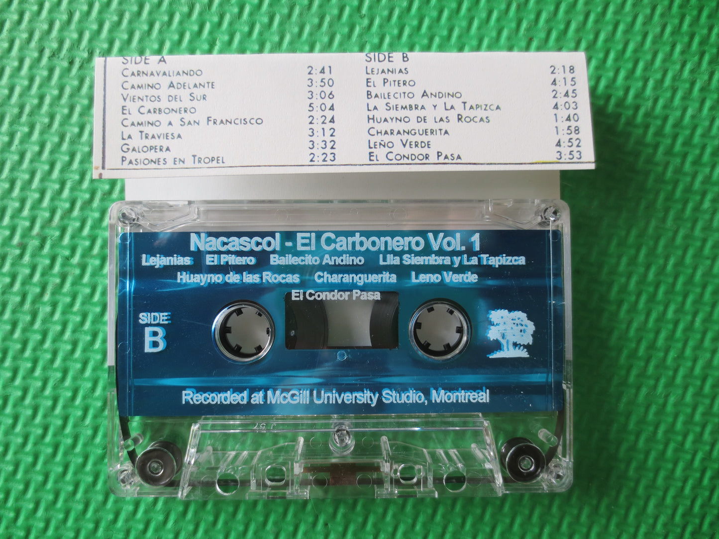 GRUPO NACASCOL, Volume 1, GRUPO Nacascol Tape, Tape Cassette, Pop Music Cassette, Music Tape, Grupo Tape, 1982 Cassette