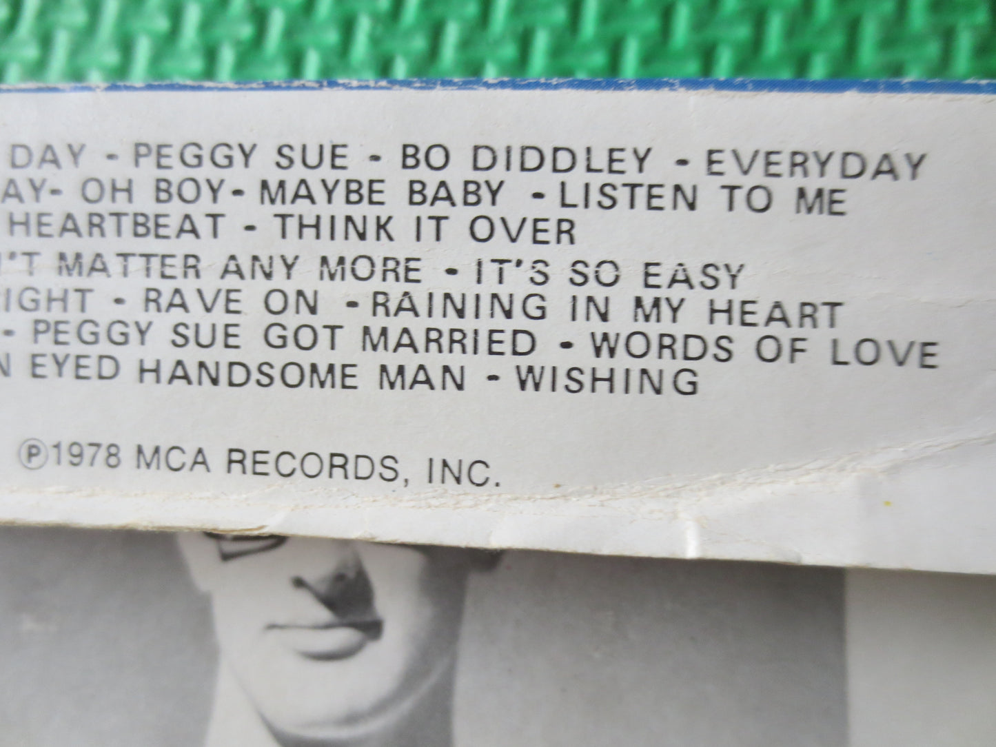BUDDY HOLLY, 20 Golden Greats, 1978 Cassette Tape, Vintage Cassette
