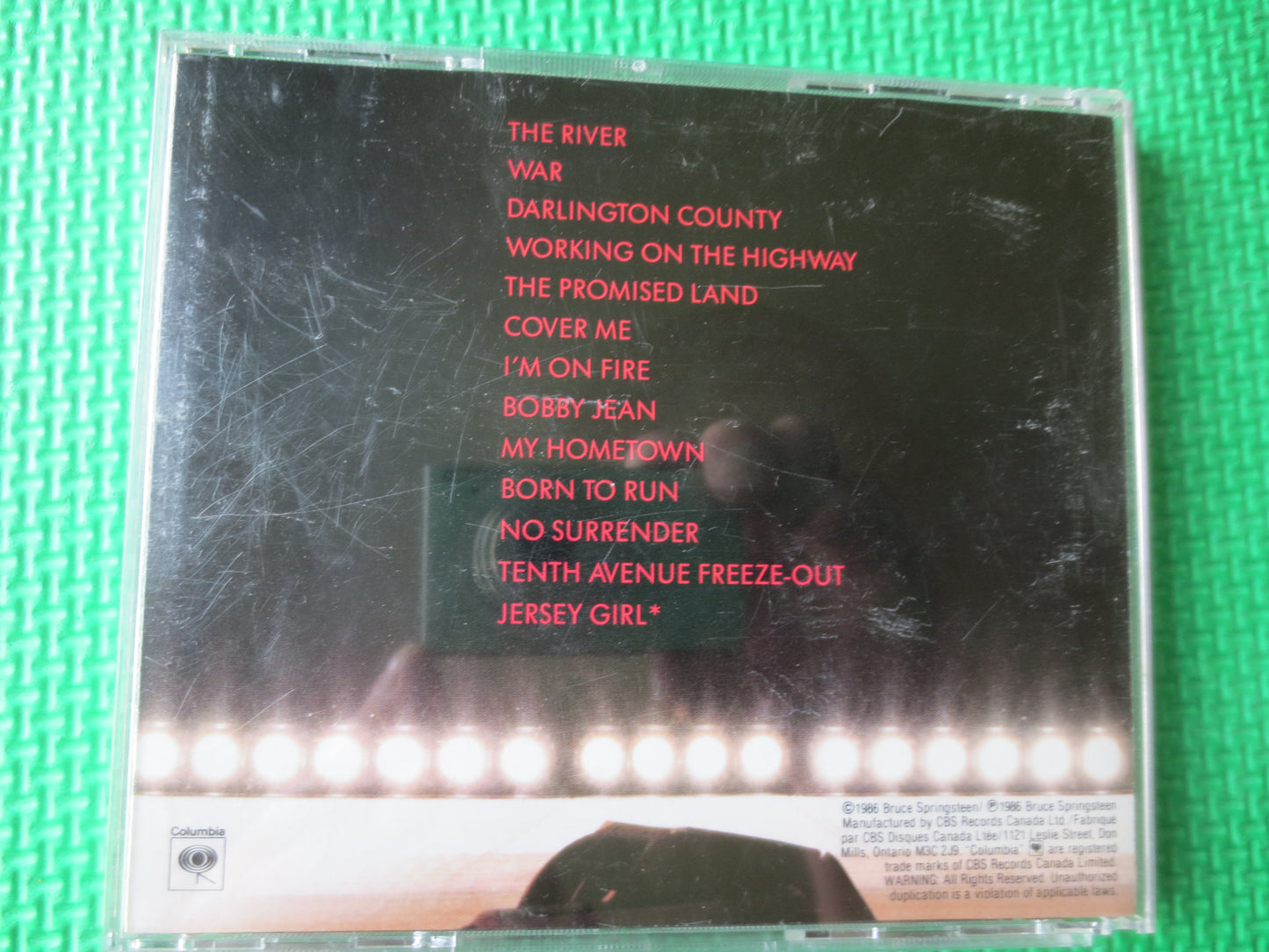 BRUCE SPRINGSTEEN, LIVE 1975-85, Bruce Springsteen Cd, Classic Rock Cd, Bruce Springsteen Lp, Music Cd, 1986 Compact Discs