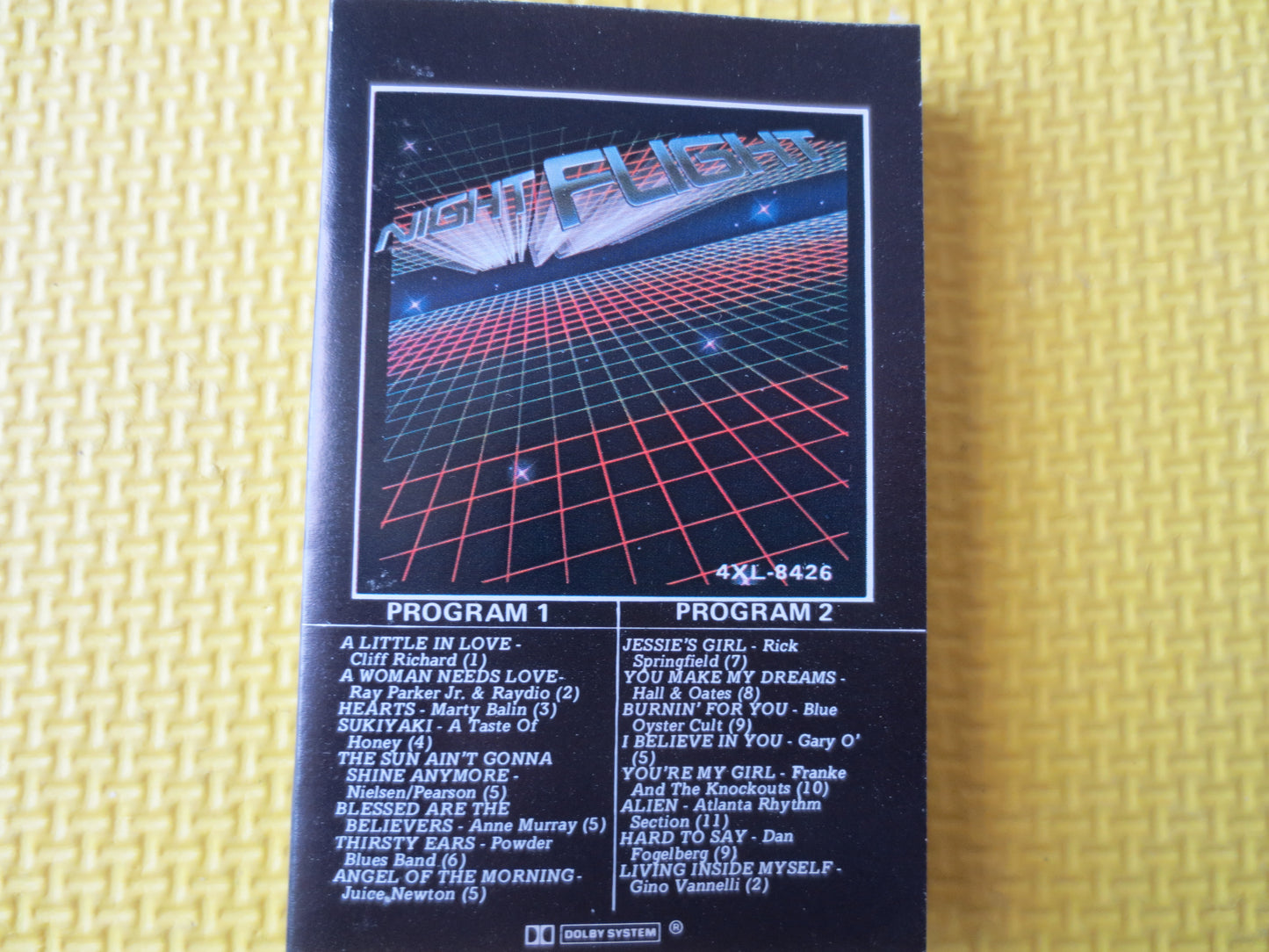 NIGHT FLIGHT, Rock MUSIC, Rock and Roll Tape, Rock Music Cassette, Music Cassettes, Cliff Richard Tapes, Tape, 1981 Cassette