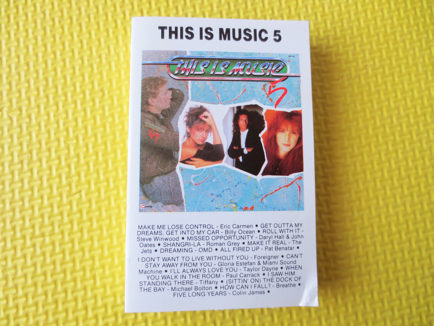 This is MUSIC 5, POP MUSIC Tape, Eric Carmen Tape, Billy Ocean Tape, Pop Music Cassette, Music Tapes, Tapes, Music Cassette