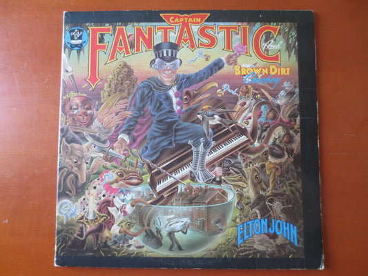 ELTON JOHN, Captain FANTASTIC, Vintage Vinyl, Record Vinyl, Records, Vinyl Records, Vinyl, Pop Records, lps, 1975 Records