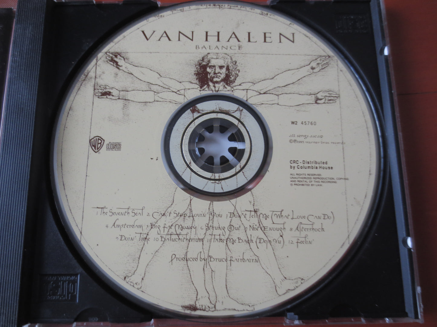 VAN HALEN Cd, Van Halen MUSIC, Balance Cd, Rock Music Cd, Pop Cd, Vintage Rock Cd, Vintage Van Halen, 1995 Compact Discs