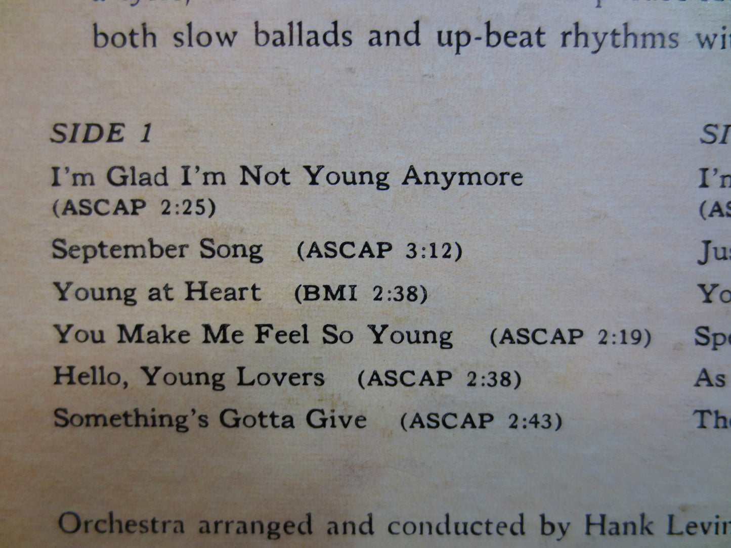 LORNE GREENE Record, Young at HEART, Lorne Greene Album, Lorne Greene Vinyl, Lorne Greene Lp, Vintage Vinyl, 1963 Records
