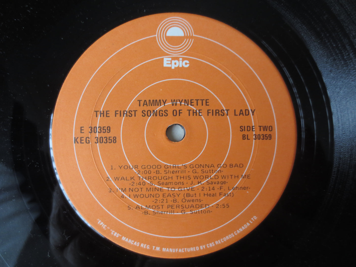 TAMMY WYNETTE, The FIRST Songs, Tammy Wynette Albums, Tammy Wynette Vinyl, Tammy Wynette Lp, Country Albums, 1973 Record
