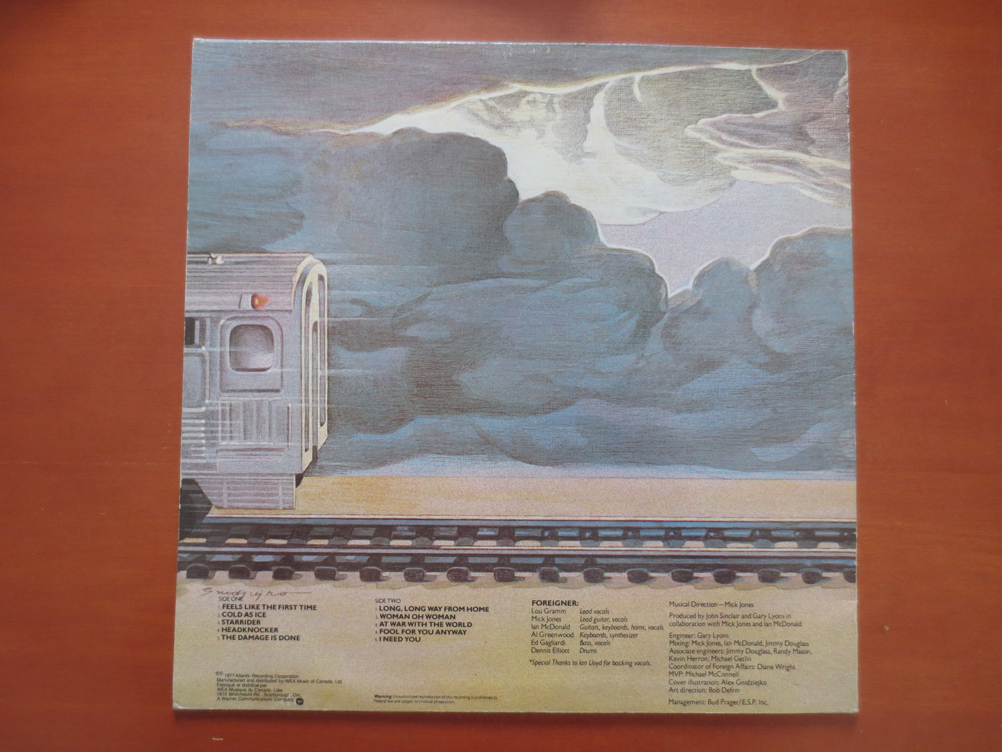 FOREIGNER, FOREIGNER Record, FOREIGNER Album, Foreigner Vinyl, Foreigner Lp, Rock Record, Rock Album, Vinyl Lp, 1977 Record