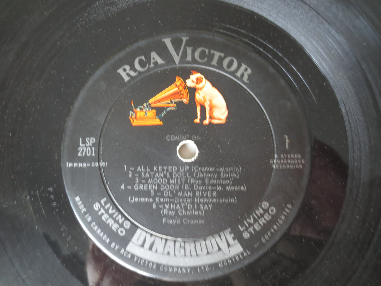 FLOYD CRAMER, COMIN' On, Floyd Cramer Records, Floyd Cramer Albums, Country Records, Vinyl Record, Vinyl Lp, 1963 Records