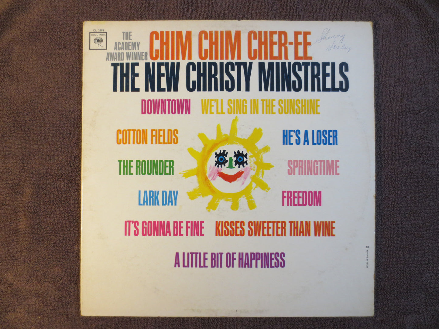 The NEW CHRISTY MINSTRELS, Chim Chim Cher-ee, Folk Record, Folk Album, Folk Vinyl, Folk Lp, Vintage Folk Lp, 1965 Records