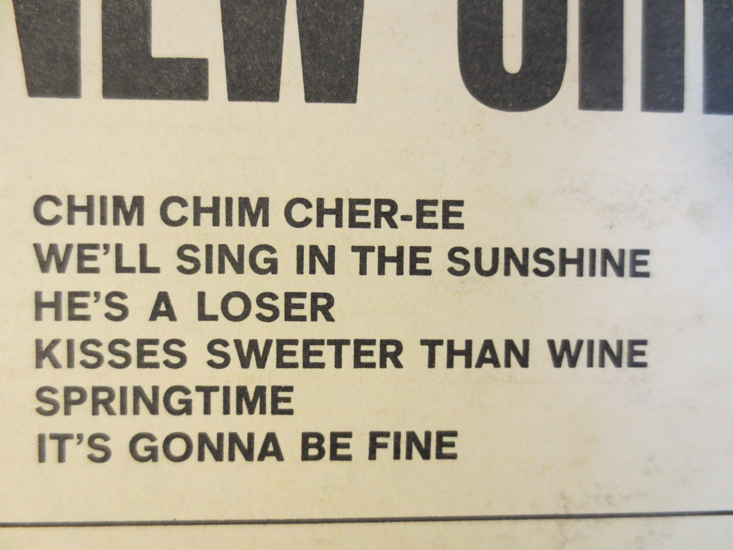 The NEW CHRISTY MINSTRELS, Chim Chim Cher-ee, Folk Record, Folk Album, Folk Vinyl, Folk Lp, Vintage Folk Lp, 1965 Records