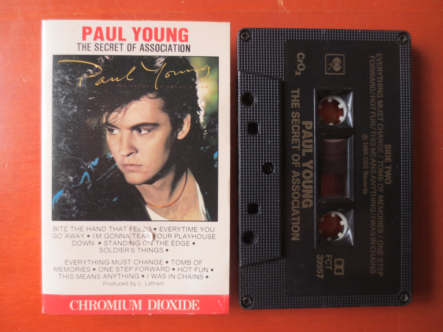 PAUL YOUNG, The SECRETS of Association, Paul Young Tape, Paul Young Album, Tape Cassette, Rock Cassette, Cassette Music