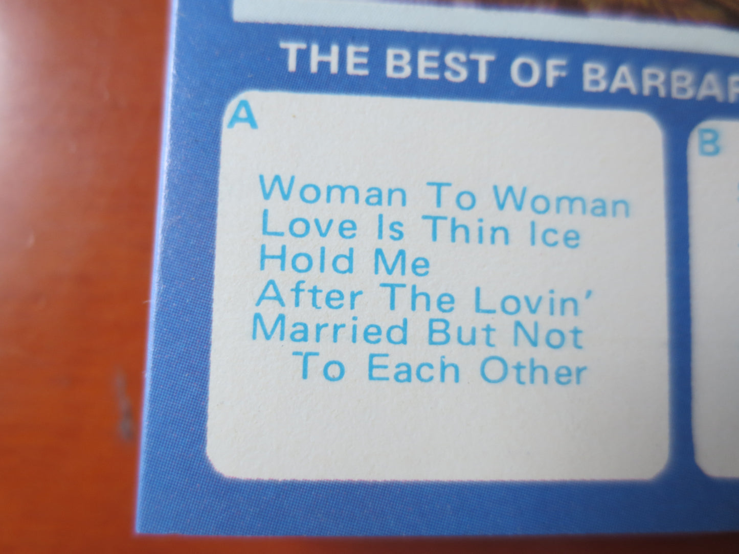 BABRBARA MANDRELL, BEST of Tape, Barbara Mandrell lp, Tape Cassette, Country Cassette, Country Tapes, Tapes, Cassette Music