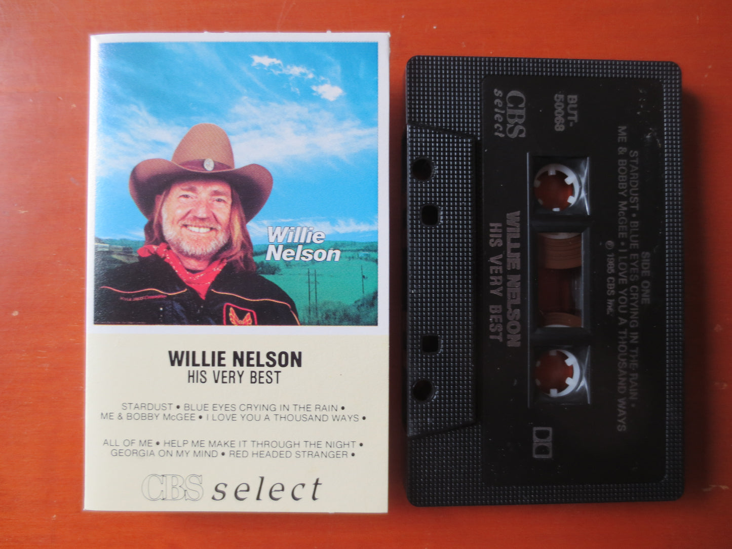 WILLIE NELSON, His Very BEST, Willie Nelson Tape, Willie Nelson Album, Tape Cassette, Tape, Country Cassette, Cassette Music