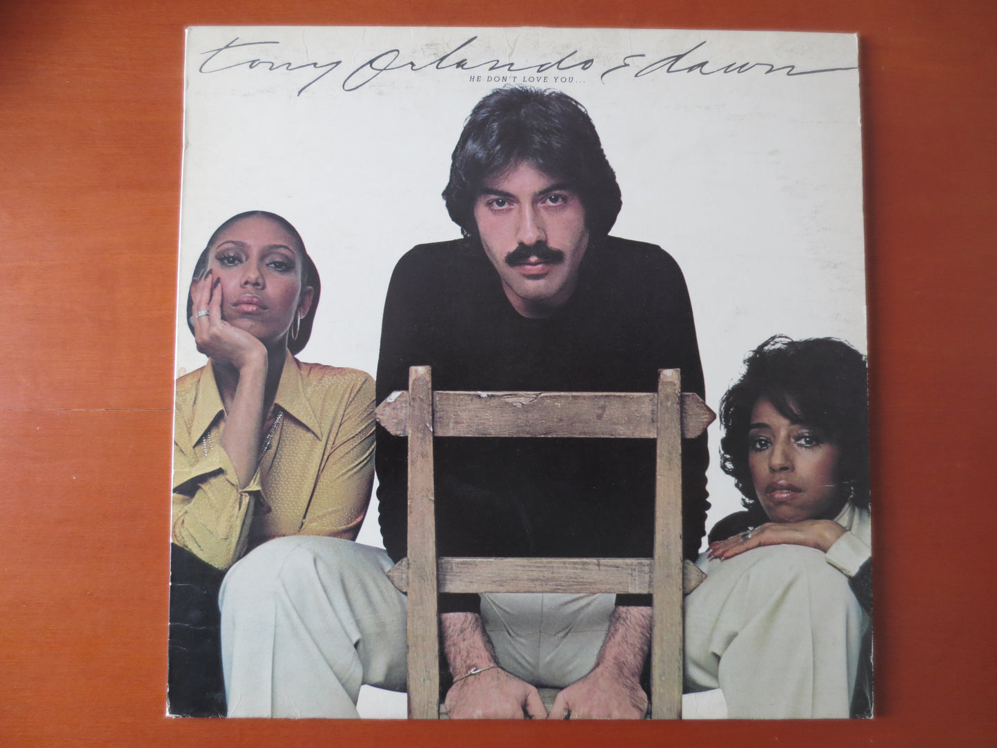 TONY ORLANDO, He Don't LOVE You, Dawn Record, Dawn Albums, Vinyl, Tony Orlando Records, Tony Orlando Albums, 1975 Records