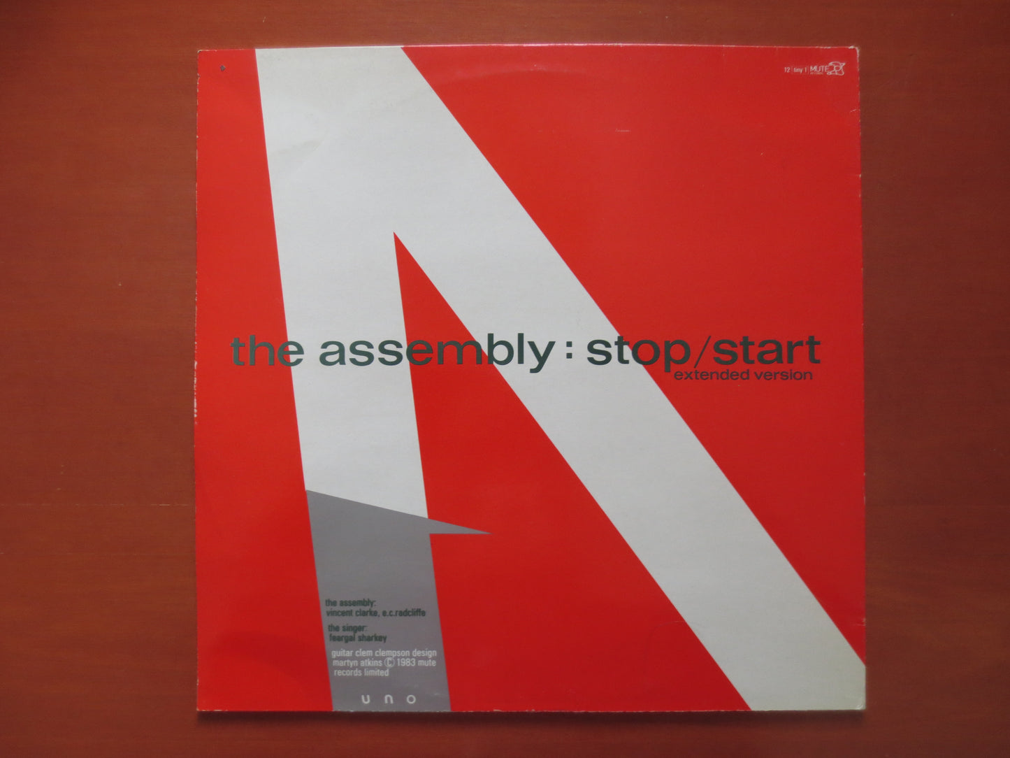 The ASSEMBLY, Never Never, The ASSEMBLY EP, Vintage Vinyl, Record Vinyl, Records, Pop Records, Vinyl Records, 1983 Records