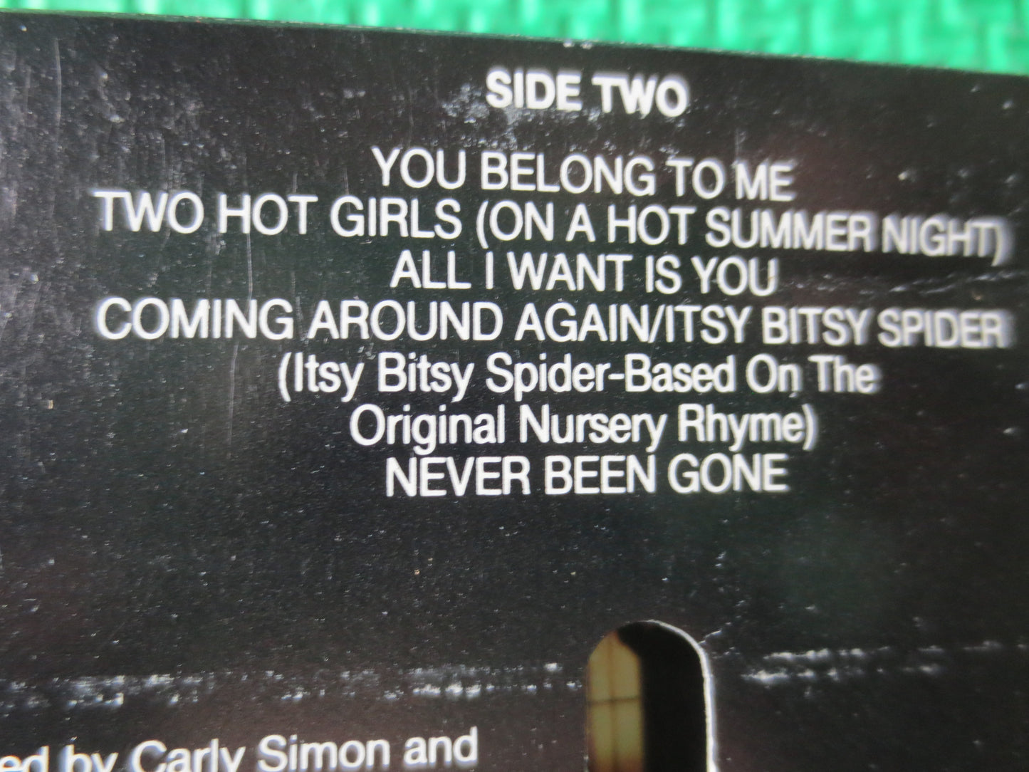 CARLY SIMON, GREATEST Hits, Carly Simon Tape, Carly Simon Album, Tape Cassette, Jazz Cassette, Cassette Music, 1988 Cassette