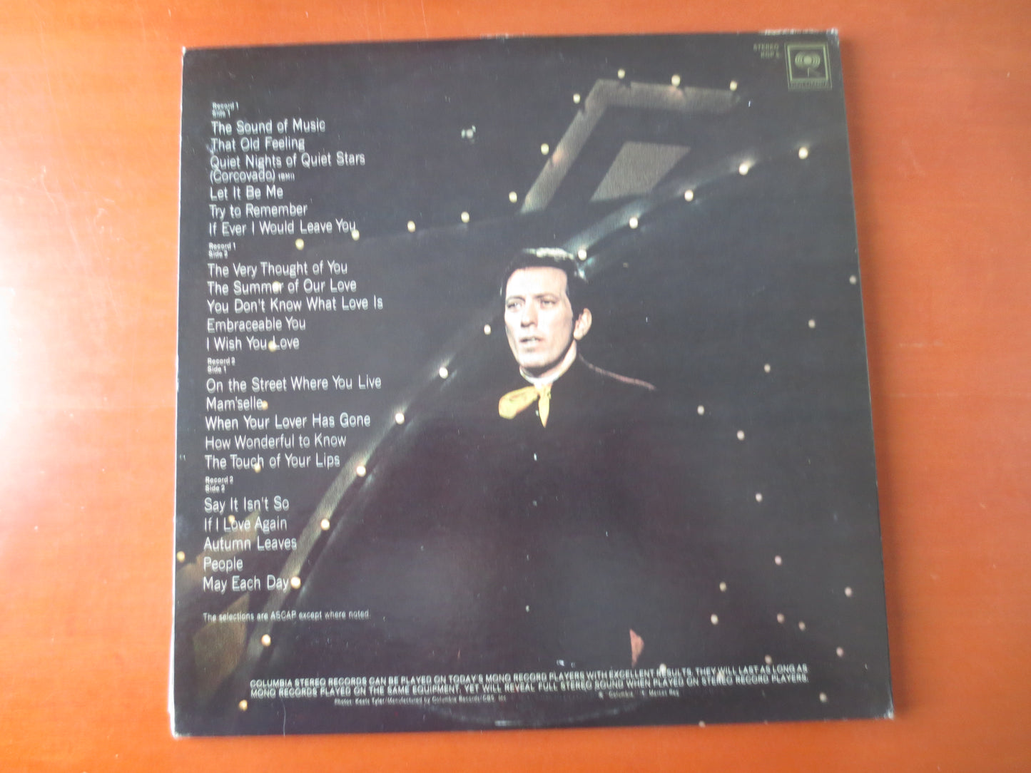 ANDY WILLIAMS, Sound of MUSIC, Andy Williams Albums, Andy Williams Vinyl, Vintage Vinyl, Jazz Albums, Vinyl, 1968 Records