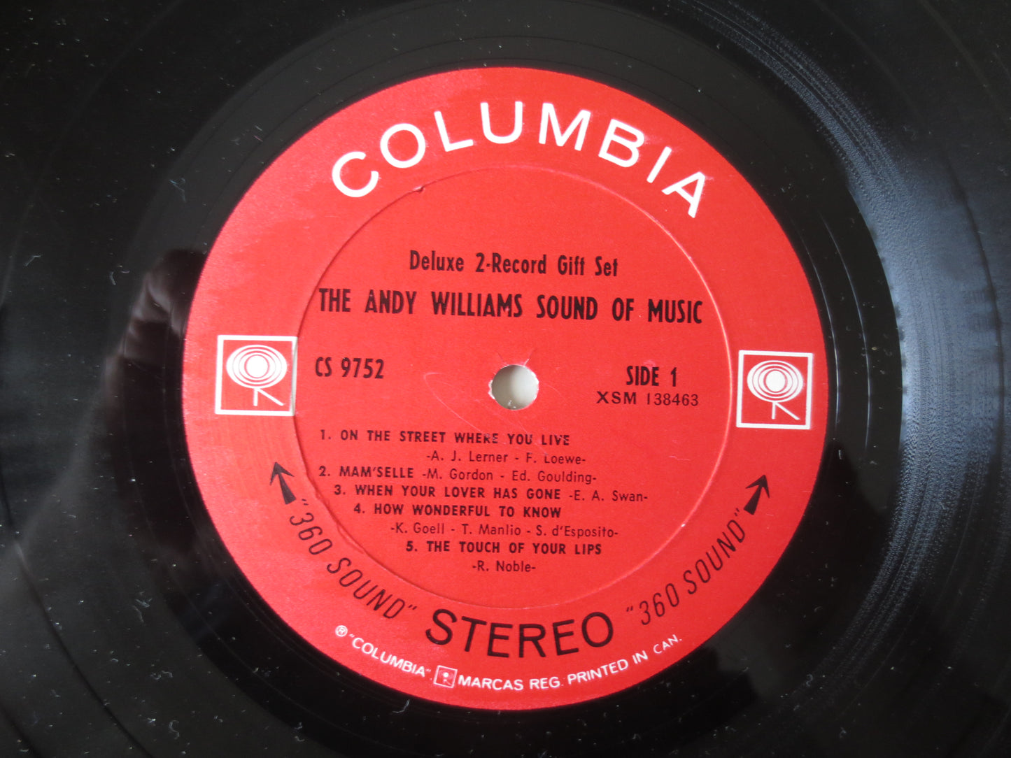 ANDY WILLIAMS, Sound of MUSIC, Andy Williams Albums, Andy Williams Vinyl, Vintage Vinyl, Jazz Albums, Vinyl, 1968 Records