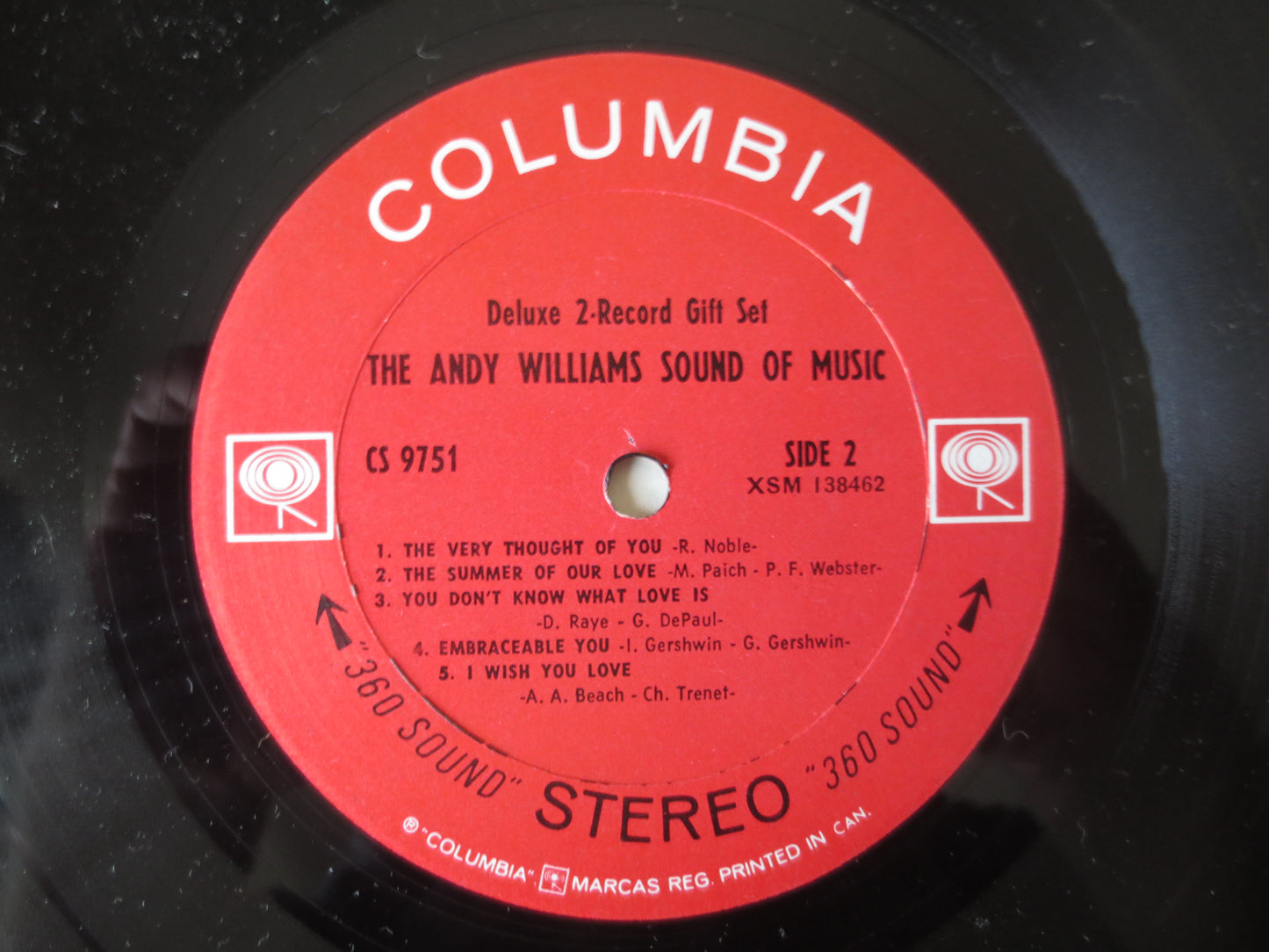 ANDY WILLIAMS, Sound of MUSIC, Andy Williams Albums, Andy Williams Vinyl, Vintage Vinyl, Jazz Albums, Vinyl, 1968 Records