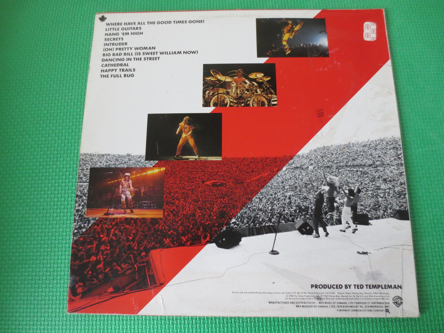 VAN HALEN, DIVER Down, Van Halen Records, Van Halen Vinyl, Van Halen Albums, Vinyl Album, lps, Vintage Vinyl, 1982 Albums