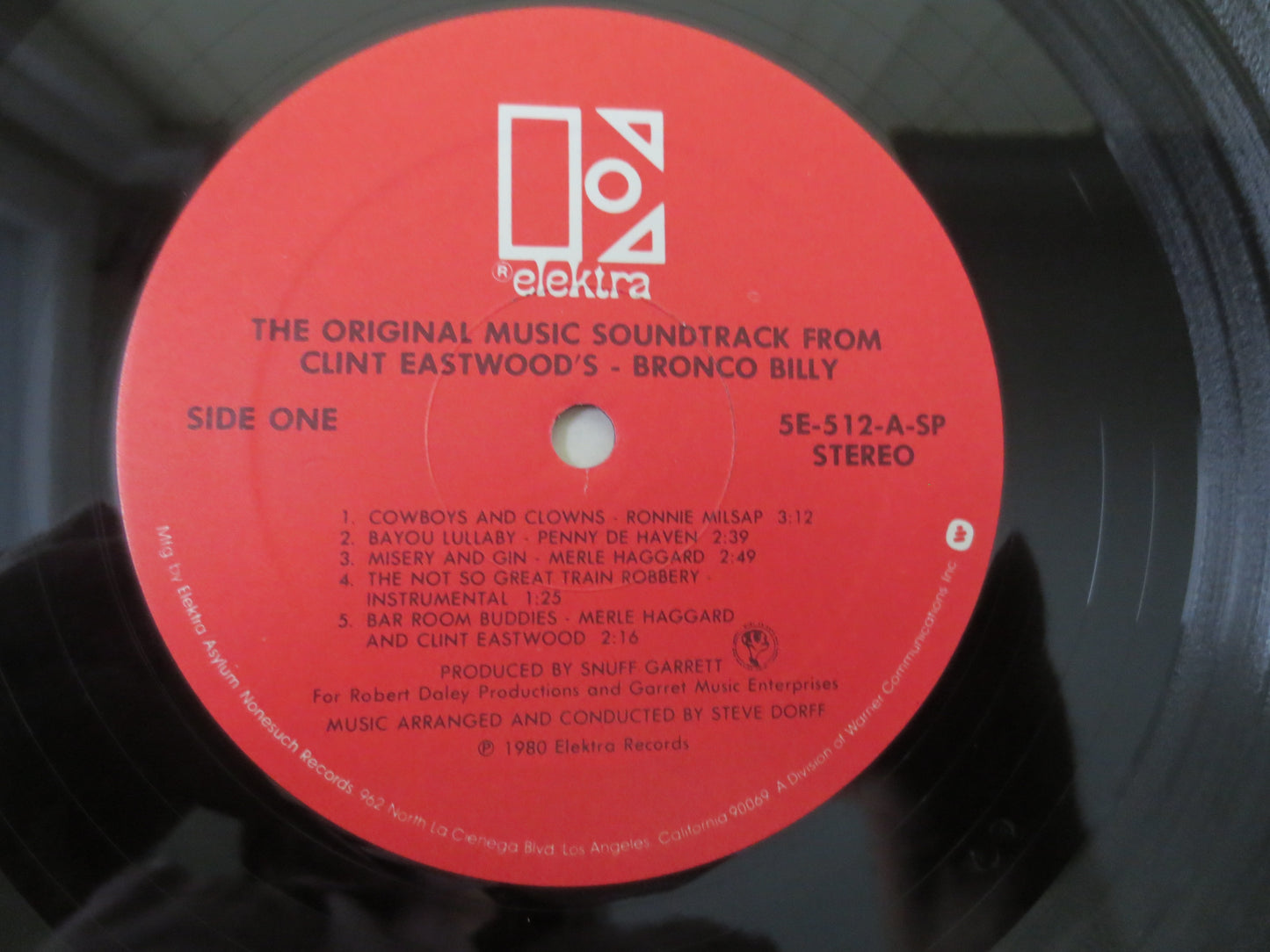 BRONCO BILLY, Clint EASTWOOD, Soundtrack Albums, Bronco Billy lp, Clint Eastwood Album, Vintage Vinyl, Vinyl, 1980 Records