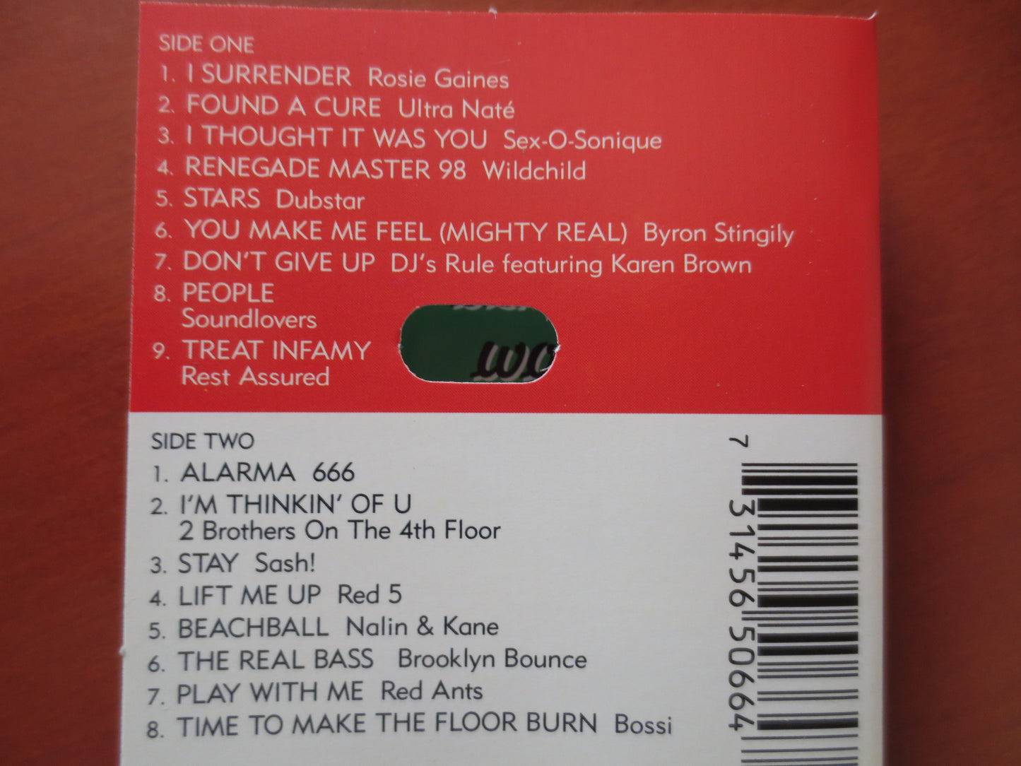 WORLD DANCE 98, ULTIMATE Club Mix, Tape Cassette, Dance Cassette, Dance Music Tape, Pop Lp, Music Cassette, 1998 Cassette