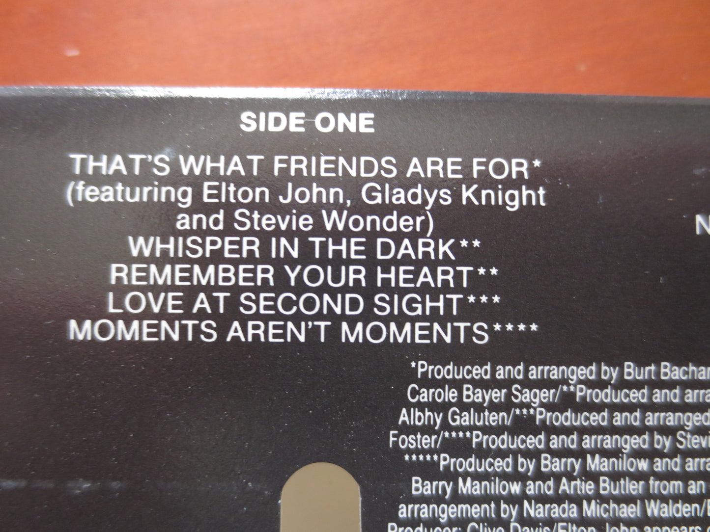 DIONNE WARWICK, FRIENDS, Dionne Warwick Tape, Dionne Warwick Album, Pop Music Tape, Tape Cassette, Cassette, 1985 Cassette