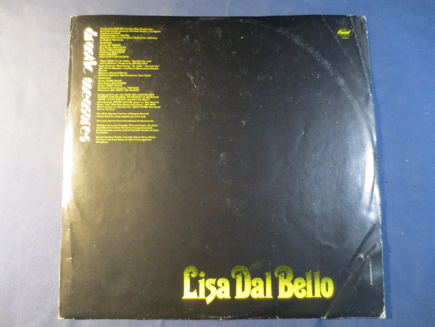LISA DAL BELLO, Drastic Measures, Pop Record, Vintage Vinyl, Record Vinyl, Record, Vinyl Record, Vinyl Album, 1981 Records