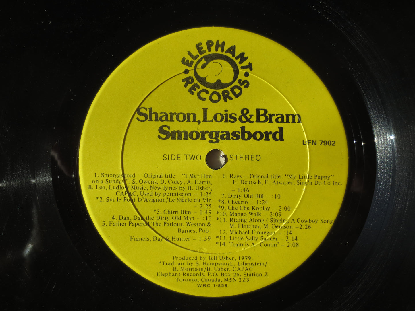 SHARON, LOIS & BRAM, Smorgasbord, Vintage Album, 1979 Record, Vinyl Lp