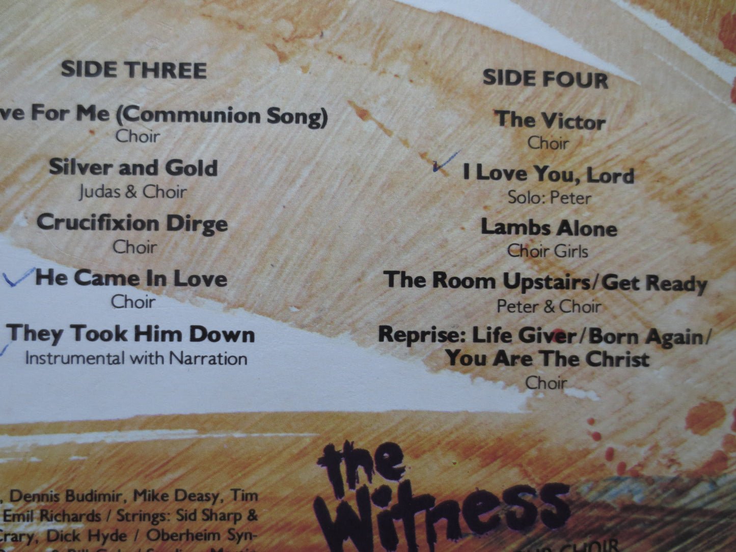 BARRY McGUIRE, The WITNESS, Soundtrack Album, Folk Record, Vintage Vinyl, Record Vinyl, Records, Vinyl Record, 1978 Records