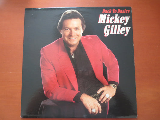 MICKEY GILLEY, Back to Basics, Vintage Vinyl, MICKEY Gilley Album, Vinyl Record, Mickey Gilley Vinyl, Lps, 1987 Records