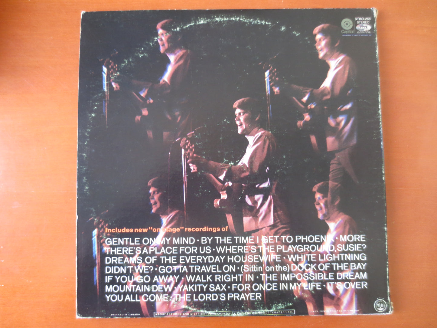 GLEN CAMPBELL, LIVE Double Album, Glen Campbell Vinyl, Glen Campbell Lp, Country Record, Vintage Vinyl, 1969 Records