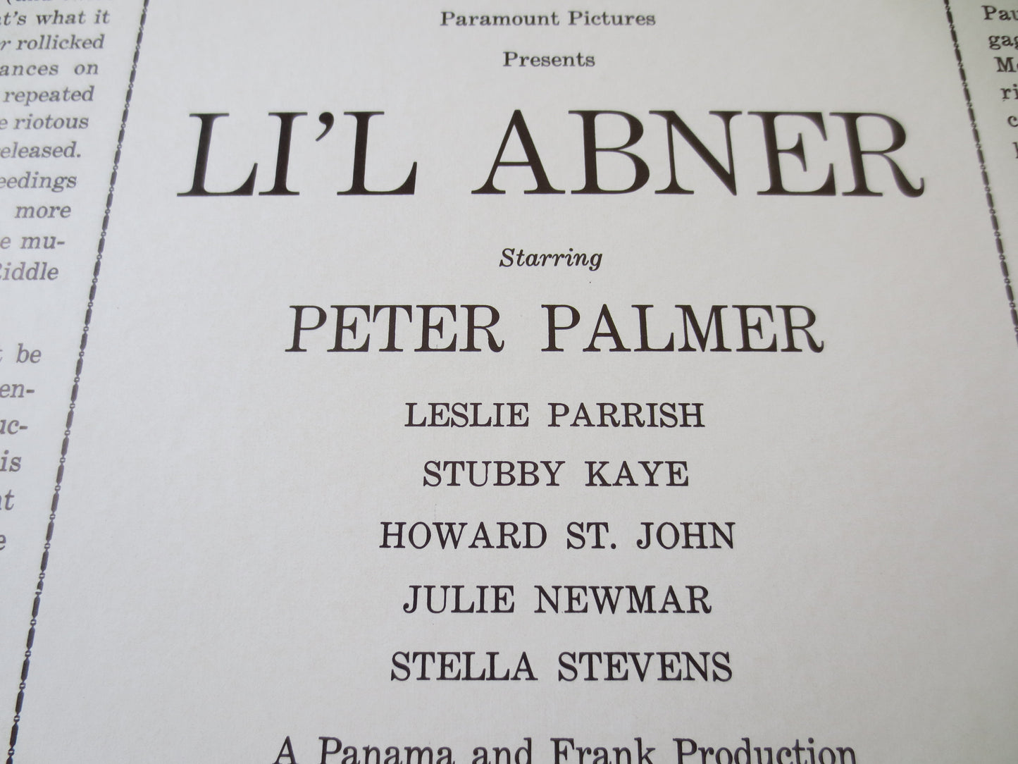 Lil ABNER, SOUNDTRACK Album, Lil ABNER Record, Soundtrack Albums, Screen Albums, Vinyl Lp, lps, Soundtrack Lps, 1959 Record