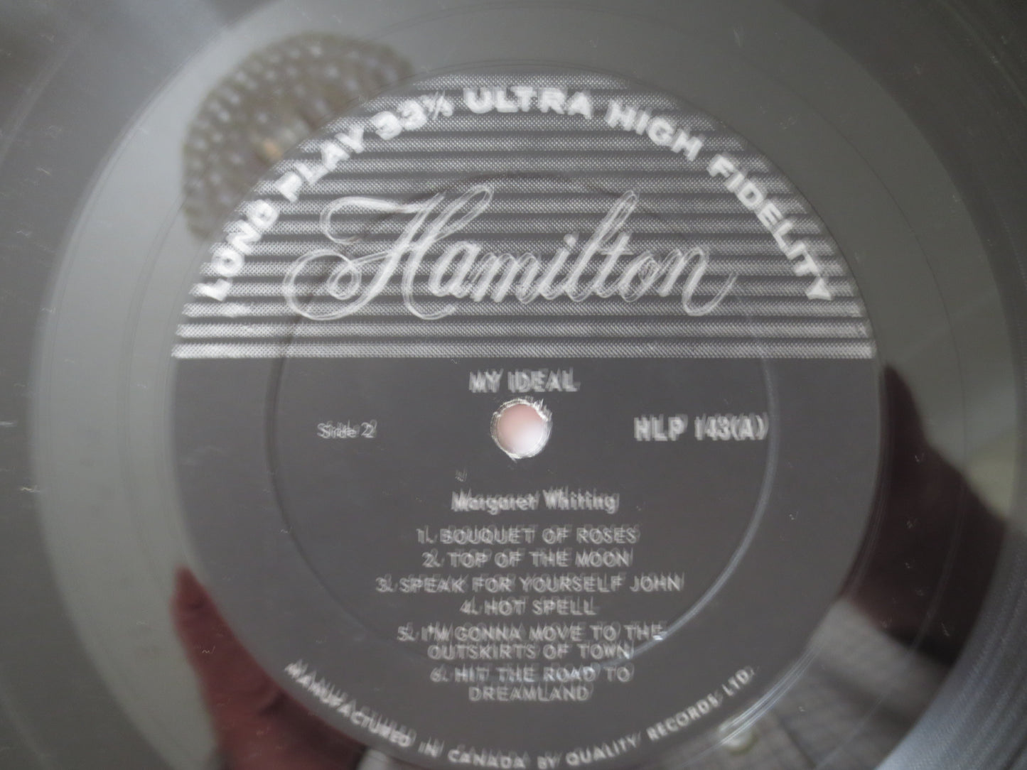 MARGARET WHITING, My IDEAL, Margaret Whiting Lp, Country Records, Vintage Vinyl, Record Vinyl, Vinyl Album, 1965 Records