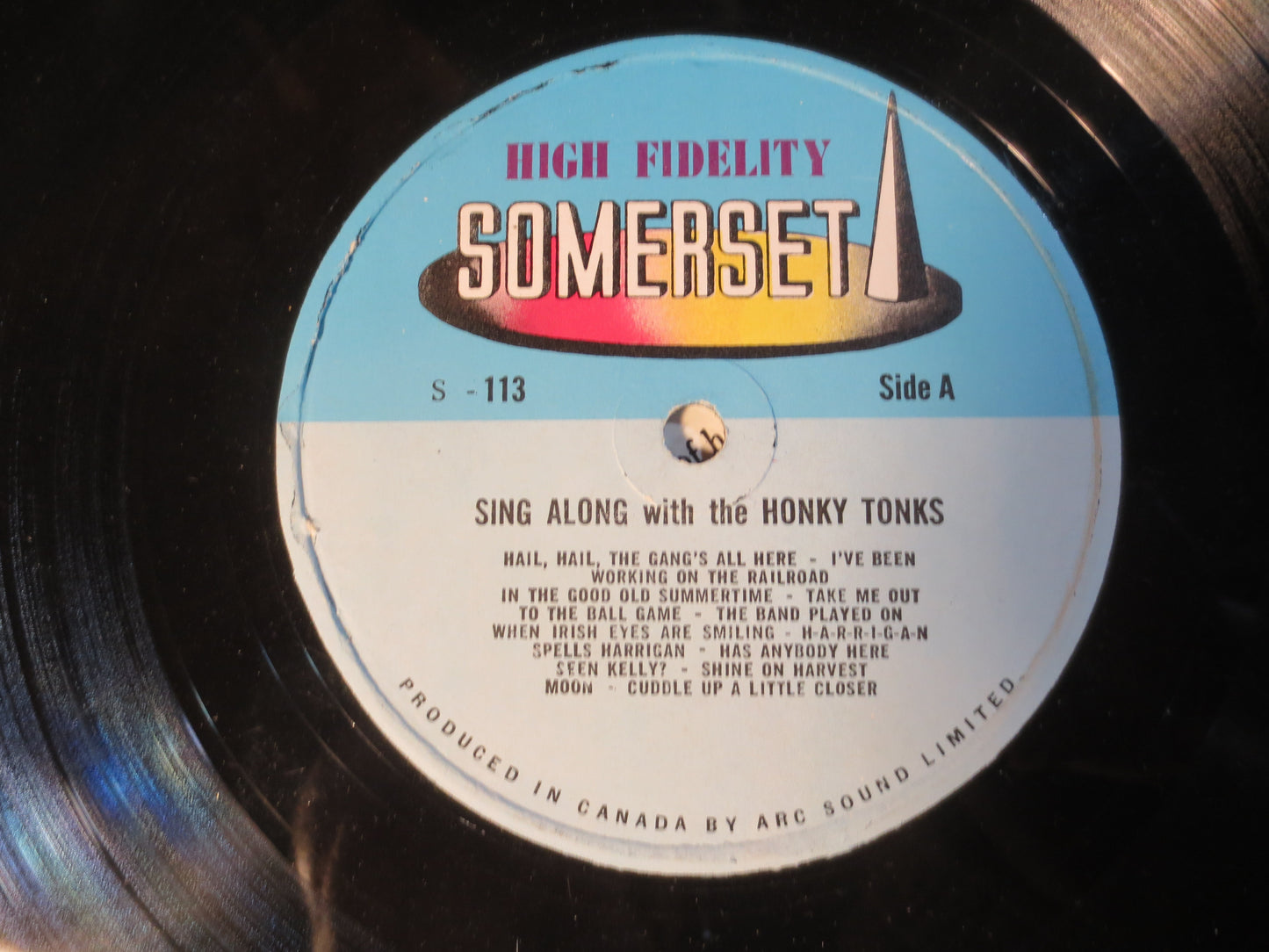 SING Along with the HONKY TONKS, Ragtime Records, Honky Tonk Records, Vintage Vinyl, Record Vinyl, Record, Lp, 1961 Records