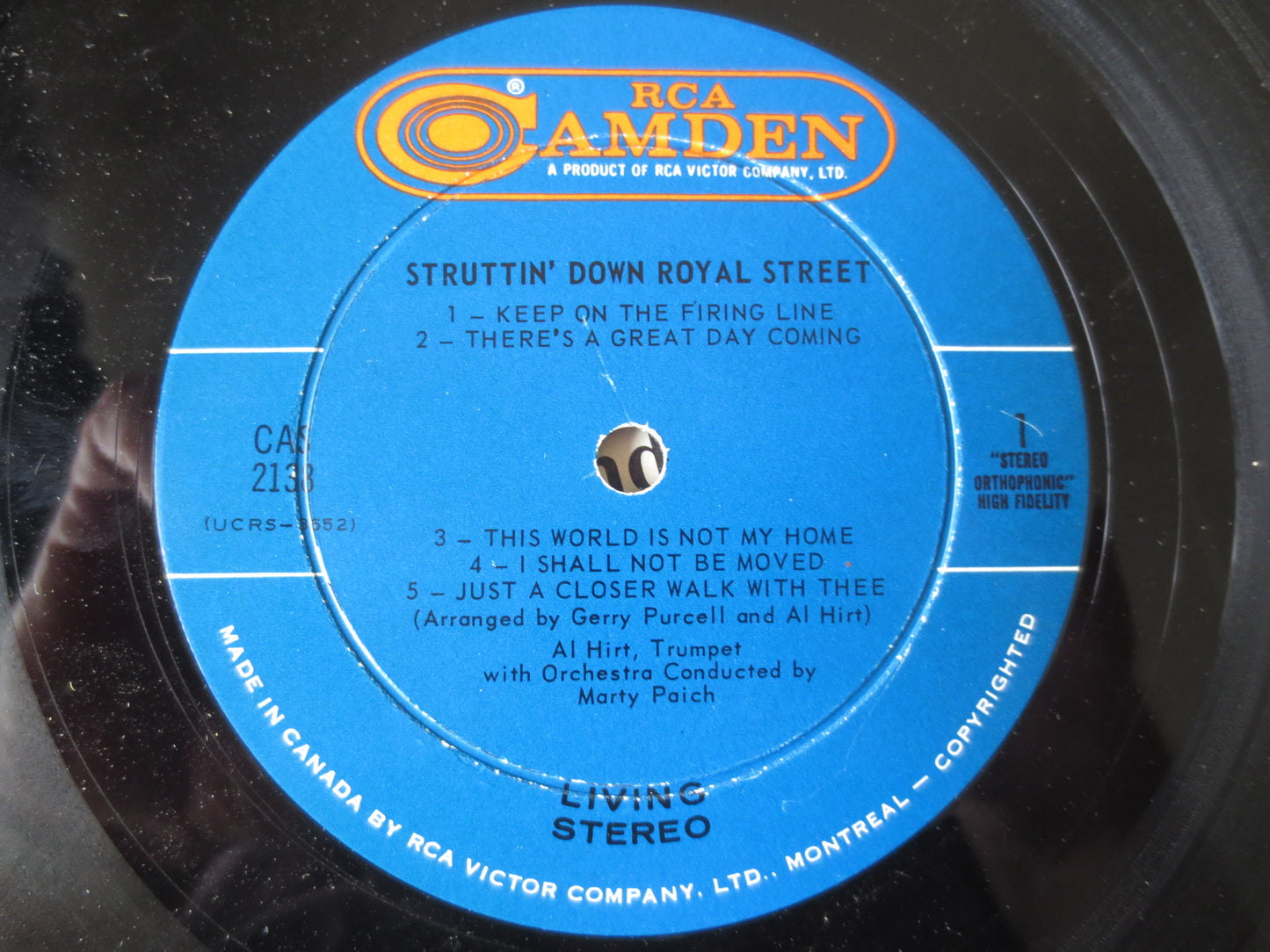 AL HIRT, Struttin' Down ROYAL Street, 1967 Record, Vintage Album
